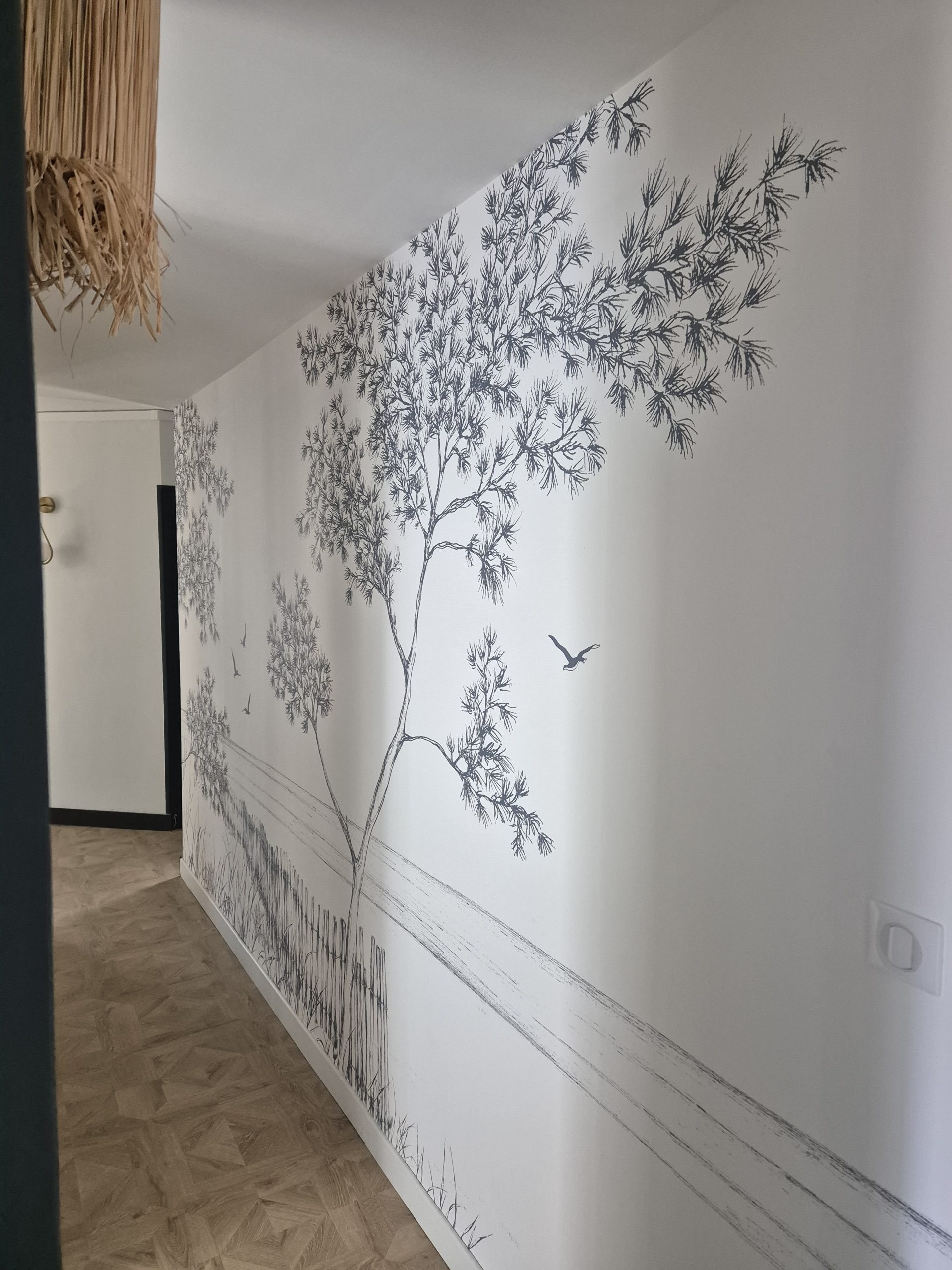 Couloir papier peint Couloir papier peint